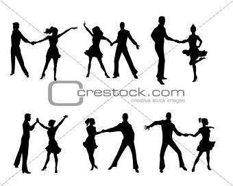 Six dancing couples