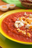 Plate with Gazpacho