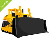 Big yellow bulldozer
