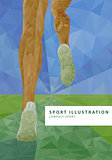 runner legs illustration