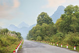Beautiful tropical road