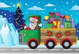 Christmas truck theme image 2