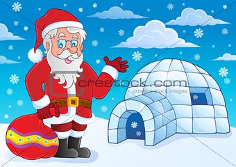 Igloo with Santa Claus theme 4