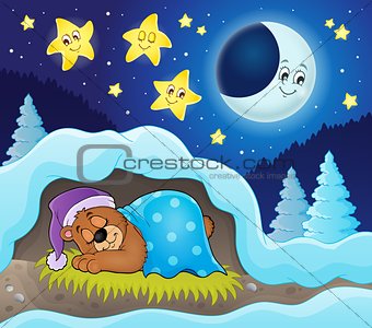 Sleeping bear theme image 3