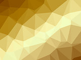 Golden polygon background