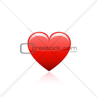 Heart icon. Vector