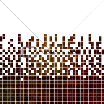 abstract square pixel mosaic background