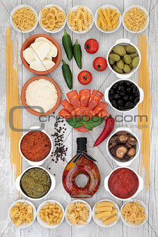 Mediterranean Food Selection