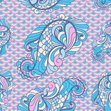 Vector seamless paisley pattern in soft colors