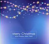 2016 Merry Christmas and Happy New Year Background 