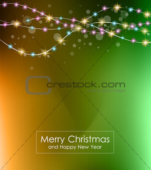 2016 Merry Christmas and Happy New Year Background 