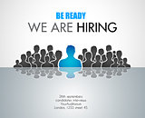 We Are Hiring background for your hiring posters and flyer