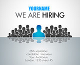 We Are Hiring background for your hiring posters and flyer