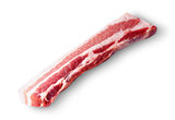 Severed strips of bacon rotated