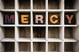Mercy Concept Wooden Letterpress Type in Drawer