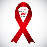 Red Ribon - Symbol of 21 December World AIDS Day