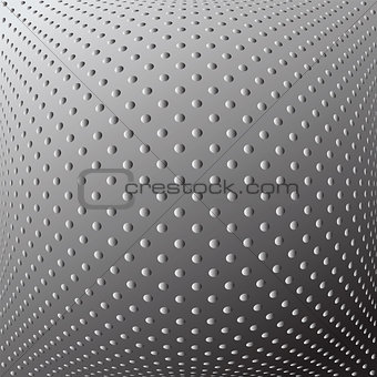 Textured convex background. Dotted pattern. 