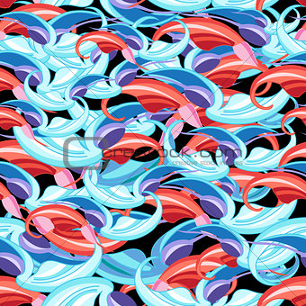 graphic pattern of waves