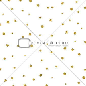 Gold stars background 