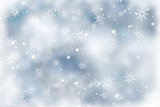 Sparkly Christmas background with snowflakes
