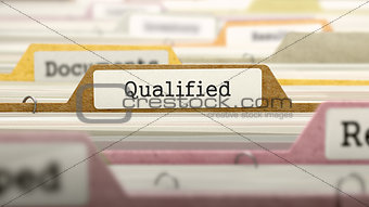 Qualified on Business Folder in Catalog.