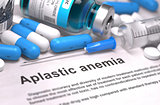 Aplastic Anemia Diagnosis. Medical Concept.