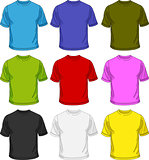 Men T-shirt template