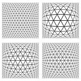 3D geometric latticed textures. 
