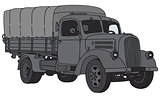 Old military truck