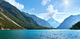 Plansee summer panorama (Austria).