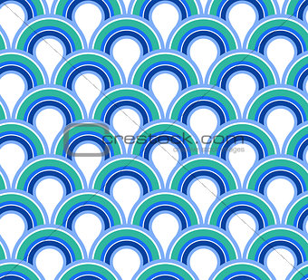Blue wave abstract seamless background
