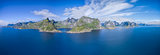 Panorama of Lofoten islands