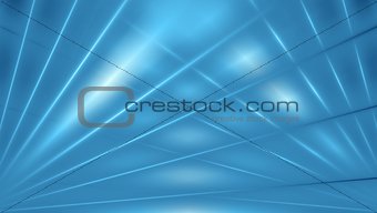 Blue abstract beams background