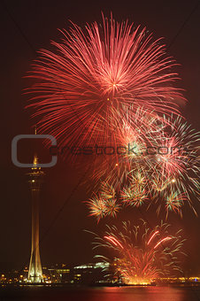 Macau Colorful Firework