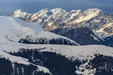 winter mountain landscape in Austria