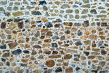 Close up of rough pebbles background texture