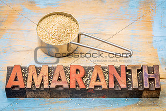 gluten free amaranth grain