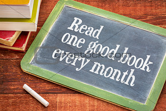 Read one good book every month