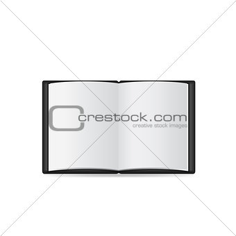 Notebook with pen. Vector
