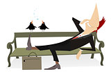 Rest of the businessman