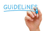 Guidelines Blue Marker