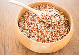 Multi whole grain of organic jusmine rice