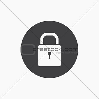 Vector lock icon