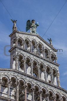 Detail of the San Michele in Foro in Lucca