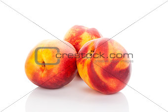 Peaches isolated.