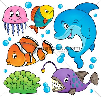 Ocean fauna topic set 1