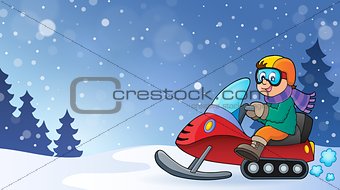 Snowmobile theme image 3
