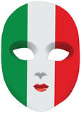 Mask flag Italy