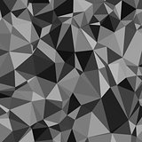 Abstract black and white triangle pattern wallpaper background design  Eps 10 vector illustration