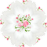 Floral background,floral card